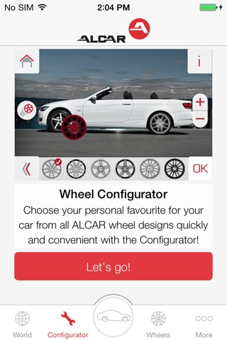 ALCAR Wheels Configurator screenshot 2