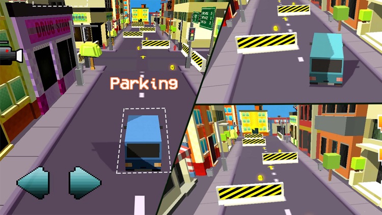 Blocky Car Parking & Driving Sim Simulator 2016