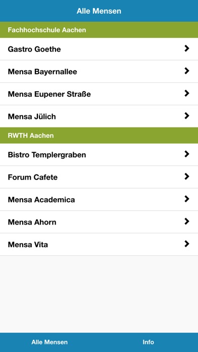 Mensa Aachen Und Jülich Ios App Appstore Top 100