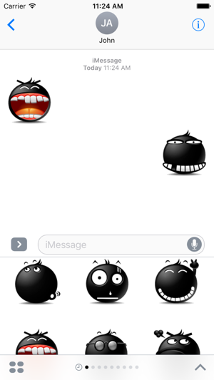 Black Emoji Stickers(圖2)-速報App