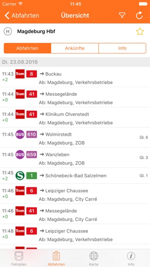 INSA für iPad - Die Auskunft für Bahn und Bus(圖3)-速報App