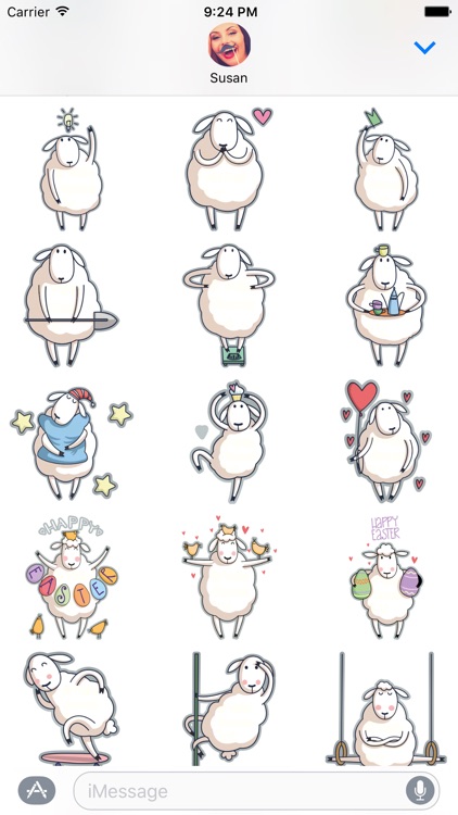 Baa the Sheep – Farm Animal Stickers for iMessage screenshot-3