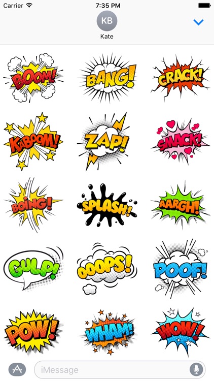 Comic Effect Stickers