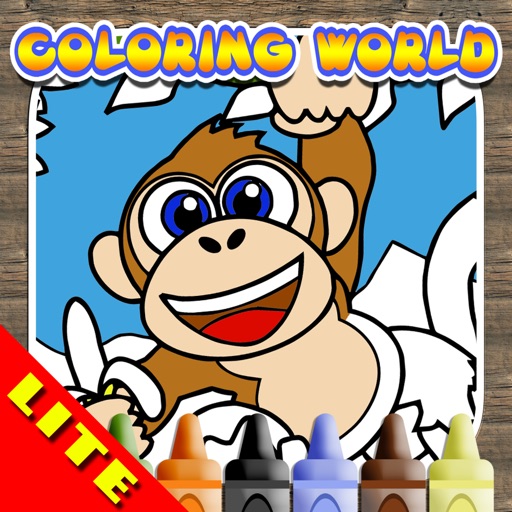 Coloring World: My Zoo Animal Friends Draw & Color Book for Kids FREE