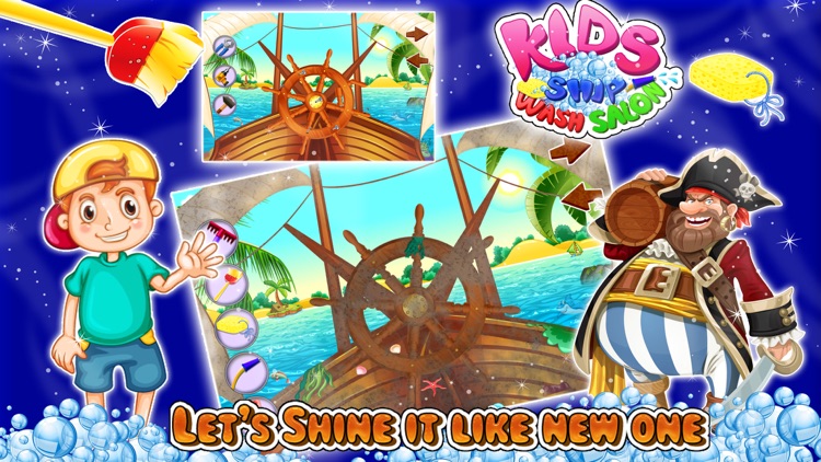 Kids Ship Wash Salon – Cleanup & repair pirate ships in this crazy mechanic game