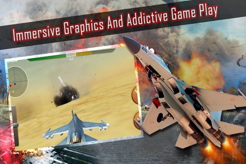 Jet Fighter Attack 3d - Enjoy real f16 at supersonic speed screenshot 4