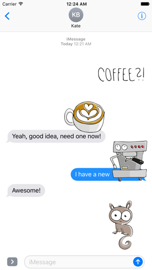 Just Coffee Stickers(圖1)-速報App