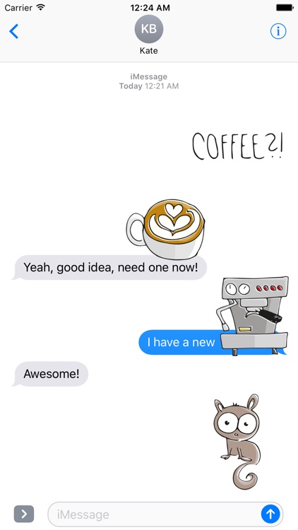 Just Coffee Stickers