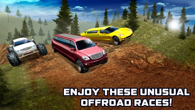 Offroad Hill Limo Driving Simulator 3D Full(圖1)-速報App