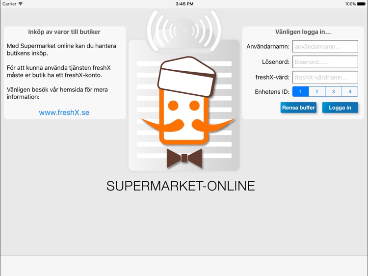 freshX - Supermarket online