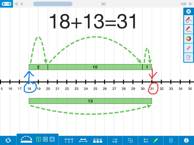 Number Line, by the Math Learning Center