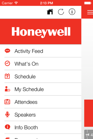 Honeywell Multi Event App screenshot 2