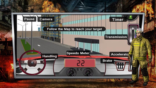 消防车模拟器 - 真正的消防员模拟(圖5)-速報App