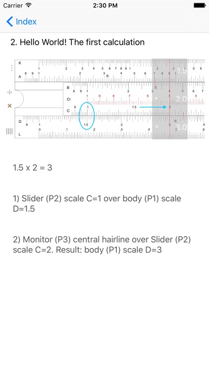 Slide Rule Pico sliding calculator screenshot-3