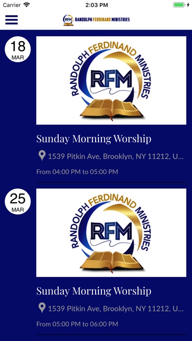 Randolph Ferdinand Ministries screenshot 4