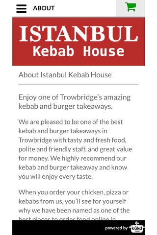 Istanbul Kebab House Fast Food Takeaway screenshot 4