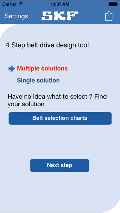 How to cancel & delete SKF Belt Calc from iphone & ipad 1