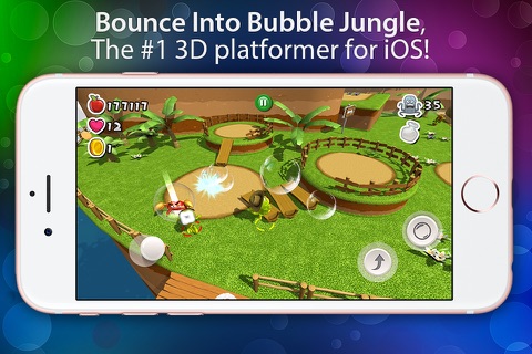 Bubble Jungle ® Pro - Super Chameleon Platformer World screenshot 2