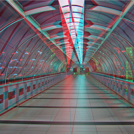 Awesome Anaglyph Roller Coaster Rides