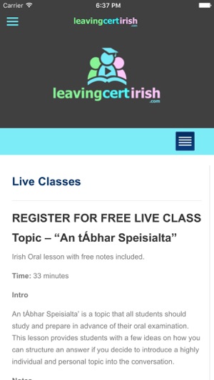 Leaving Cert Irish(圖1)-速報App