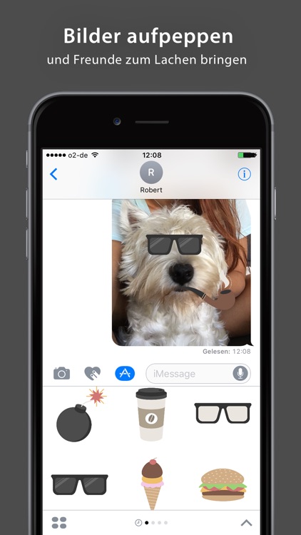 Hipster Sticker Pack - iMessage screenshot-4