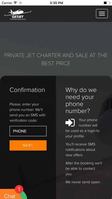 How to cancel & delete Get Jet Charter and Sale from iphone & ipad 2