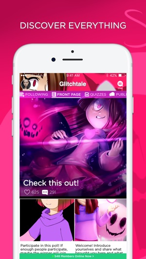 Amino for Glitchtale