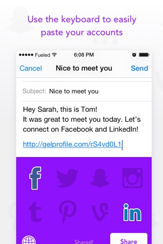 Gel - social connecter screenshot 4