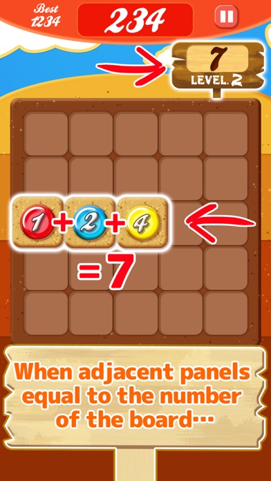 GOLD P+RUSH -Addition Puzzle- screenshot 2