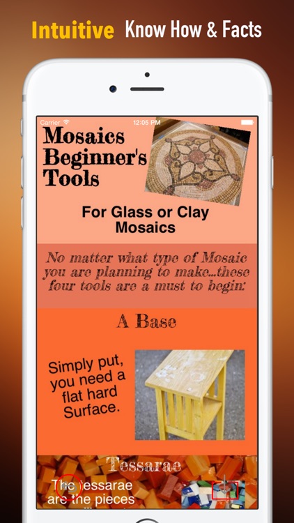 Mosaics Mosaic Tips:Templates and Trade Secrets
