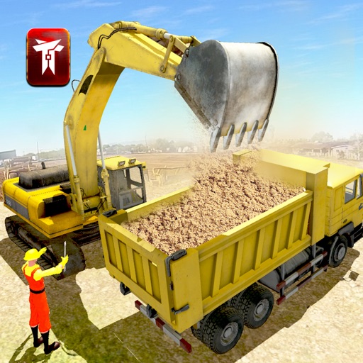 Hill Climb Construction Crane 3D Dumper & Forklift Icon