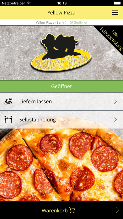 How to cancel & delete Yellow Pizza Berlin from iphone & ipad 1