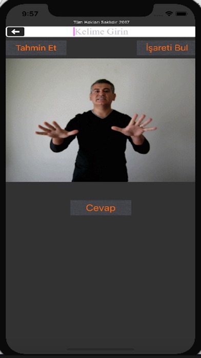 işaret Dili - Hareketli Sözlük screenshot 2