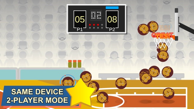 Swipe Shootout: Basketball Fun(圖2)-速報App