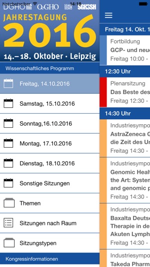 DGHO Kongress 2016(圖1)-速報App