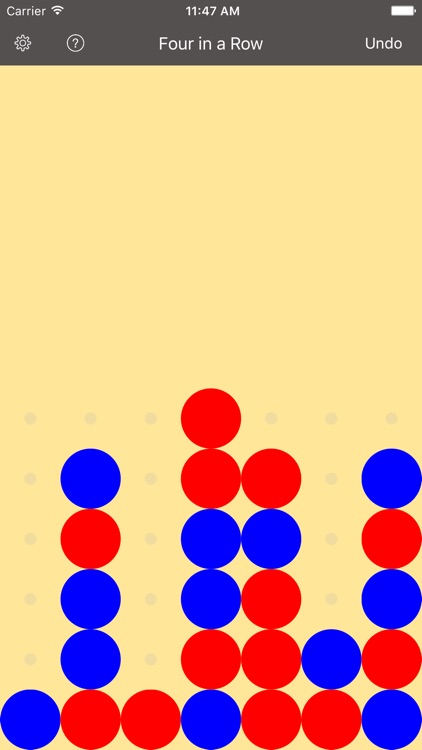 Four in a Row: Merciless Connect Board Game
