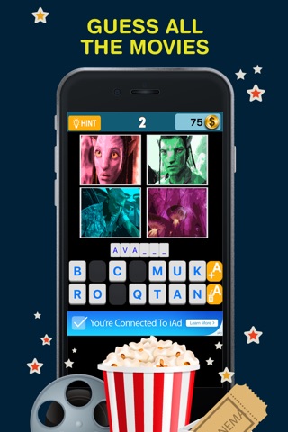 Guess The Movie - 4 pics 1 blockbuster movie title screenshot 2