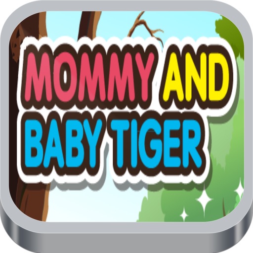 Mommy And Baby Tiger In Loves icon