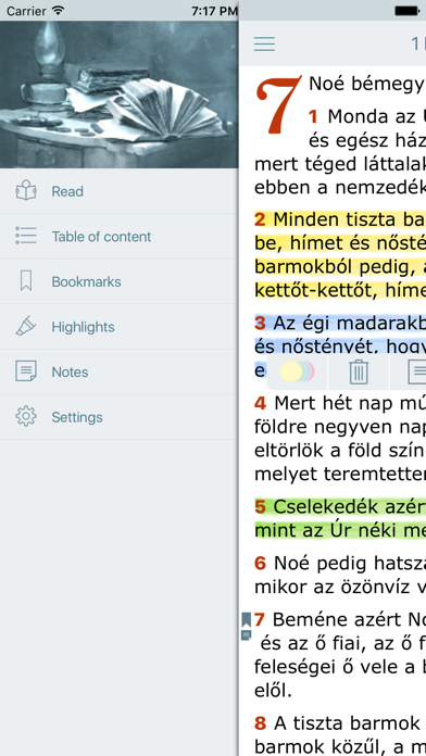 Szent Károli Biblia - Audio Hungarian Holy Bible screenshot 3