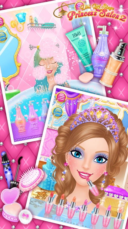 Princess Salon 2 - Makeup, Dressup, Spa and Makeover - Girls Beauty Salon Games