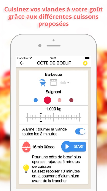 Ze Timer, mon minuteur cuisine intuitif