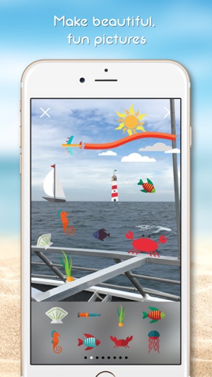 Beachify: Free Photo Decorator(圖2)-速報App