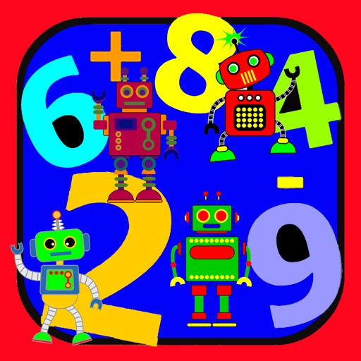 Robot Math Games Kids - Free Fun Math Game Learning Addition For Robot Kids Icon