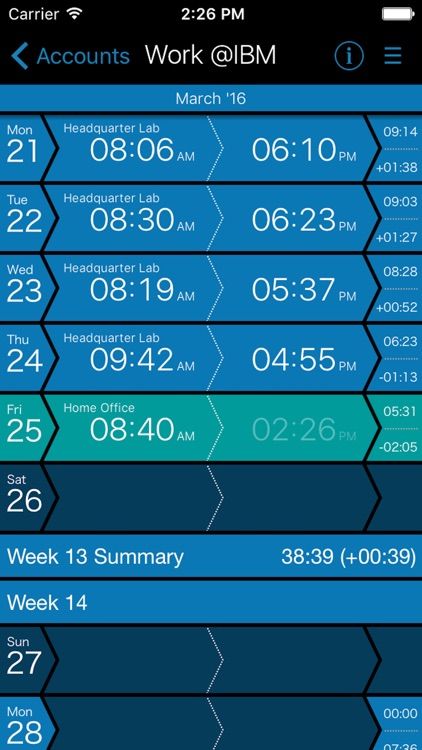 123 Clocking - Automatic time tracking, time sheet and work log