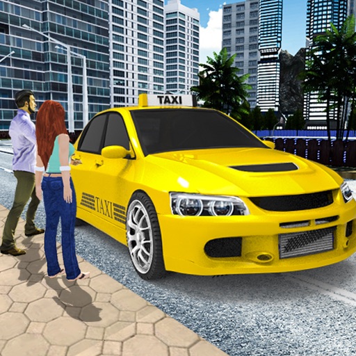 Modern City Taxi Driving Sim 3D: Ultimate Drive Icon