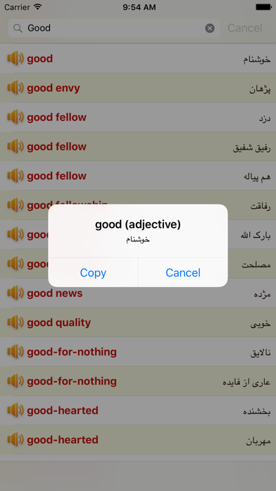 How to cancel & delete English Persian Farsi Dictionary Offline Free from iphone & ipad 1