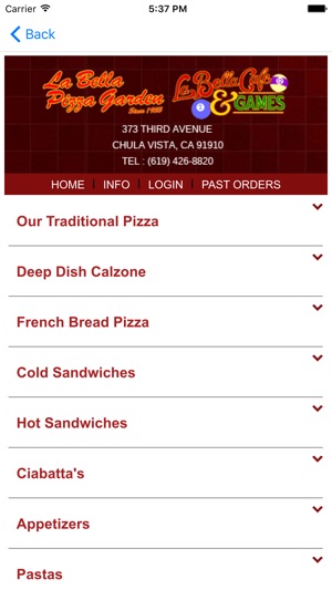 La Bella Pizza Garden Im App Store
