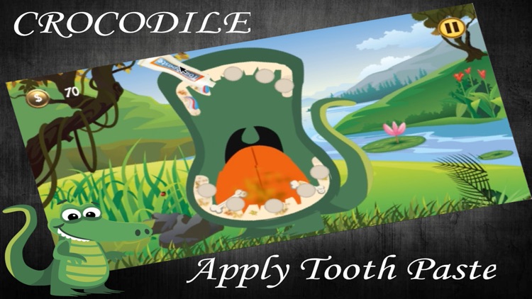 Wild Doodle Dentist - kid’s Animals tooth brush game screenshot-4