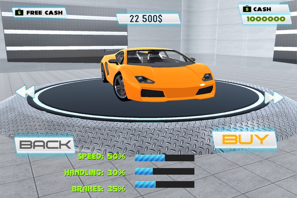 Crazy SuperCar Drag Racing : 3d Free Game screenshot 4