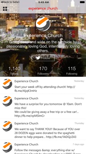 Experience Church(圖2)-速報App